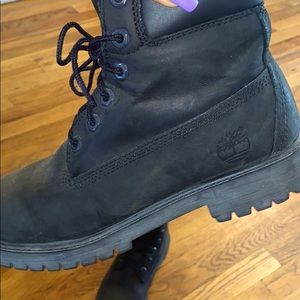 Black Timberland Woman